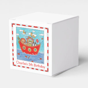 Personalised Noah's Ark Birthday Favour Box