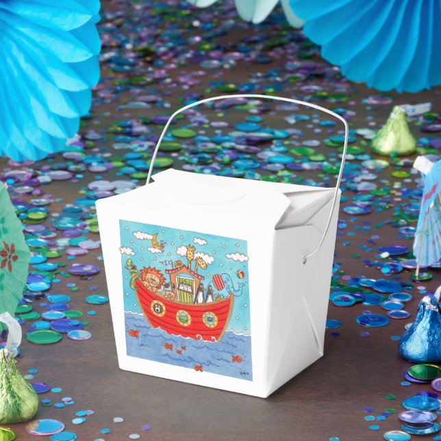 Personalised Noah's Ark  Favour Box (Party)