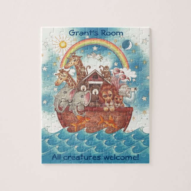 Personalised Noah's Ark Puzzle (Vertical)