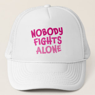 Personalised Nobody Fights Alone Performance Hat