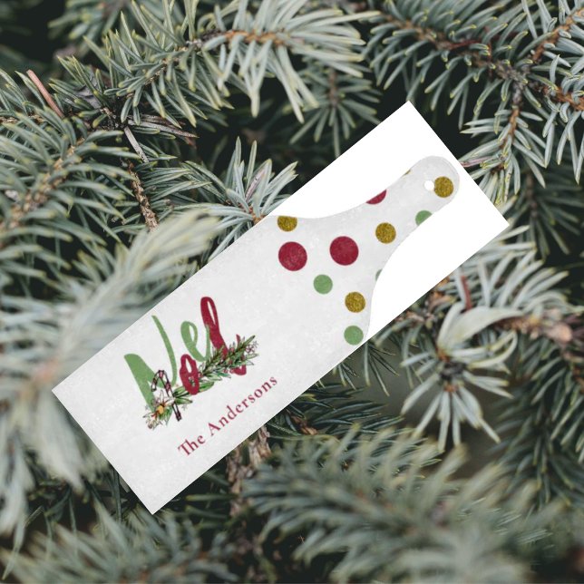 Personalised Noel Red & Green Christmas Cutting Board (Creator Uploaded)