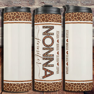 Personalised Nonna Tumbler Grandchildren's Names