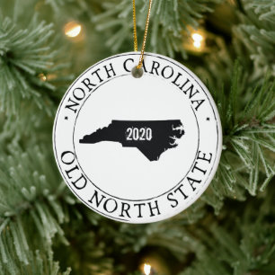 Personalised North Carolina Ornament