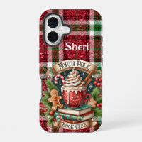 Personalised North Pole Book Club Christmas Plaid 
