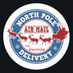 Personalised North Pole Santa Christmas Stickers<br><div class="desc">‘The finishing touch for your precious Christmas gifts.' It's the small details that contribute to the making of the perfect Christmas. These beautiful personalised 'North Pole Delivery' Christmas gift stickers add that personalised 'Santa' touch for the little one in your life's precious gifts from Santa.</div>