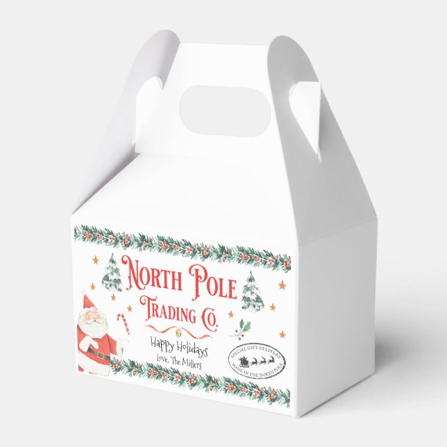 Personalised North Pole Special Delivery Gift Box (Front Side)