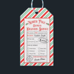 Personalised North Pole Special Delivery Santa Gift Tags<br><div class="desc">Personalised North Pole Special Delivery Santa Gift Tags</div>