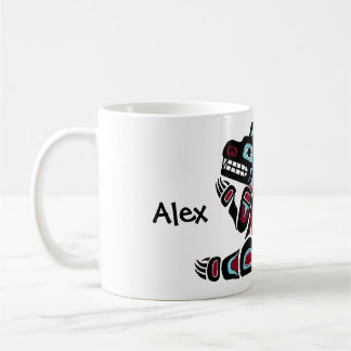 Personalised Northwest Coast Bear Coffee Mug