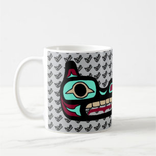 Personalised Northwest Coast Wolf Mug