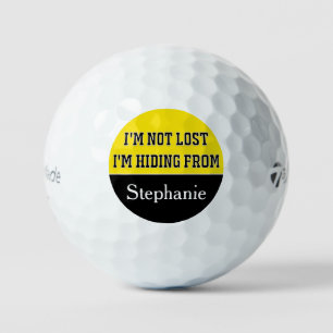 Personalised Not Lost Taylor Made TP5 Golf Balls