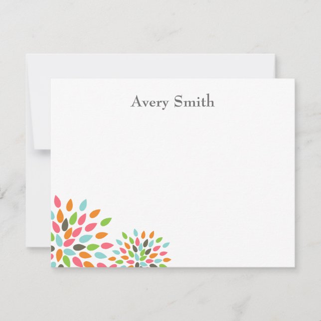 Personalised Note Cards - Designer Style (Front)