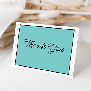 Personalised Note Cards Tiffany Dots