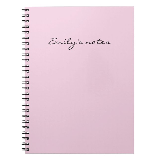 Personalised Notebook (Front)