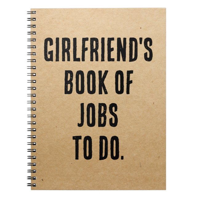 Personalised notebook custom journal gift for her (Front)