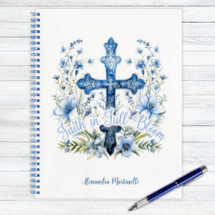 Personalised Notebook Faith in Full Bloom Easter