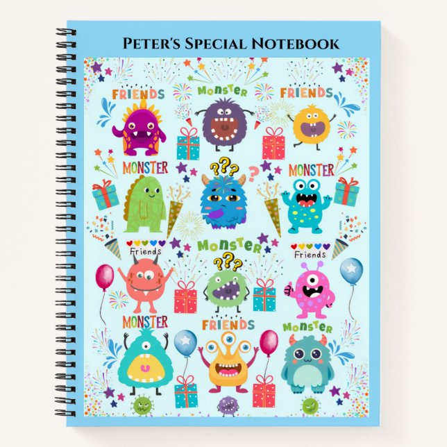 Personalised Notebook For Child (Front)
