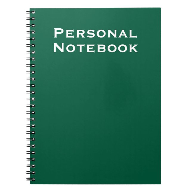 Personalised Notebook Journal (Front)