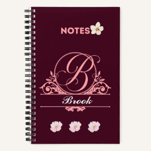 Personalised notebook - Named with Letter B
