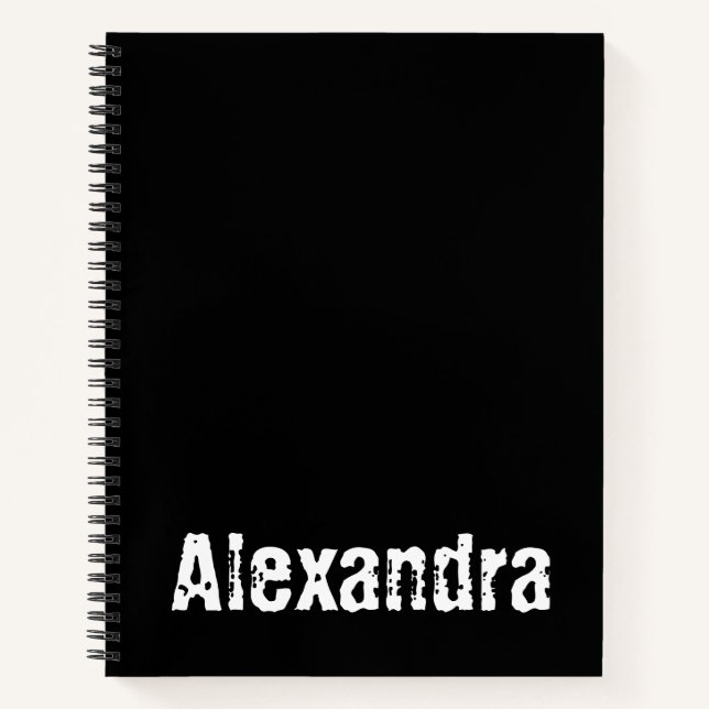 Personalised Notebook with Alexandra (Front)