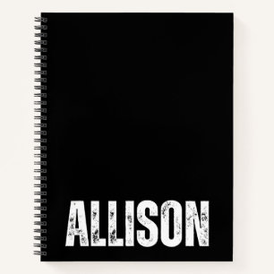 Personalised Notebook with Allison