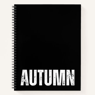 Personalised Notebook with Autumn