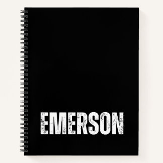 Personalised Notebook with Emerson