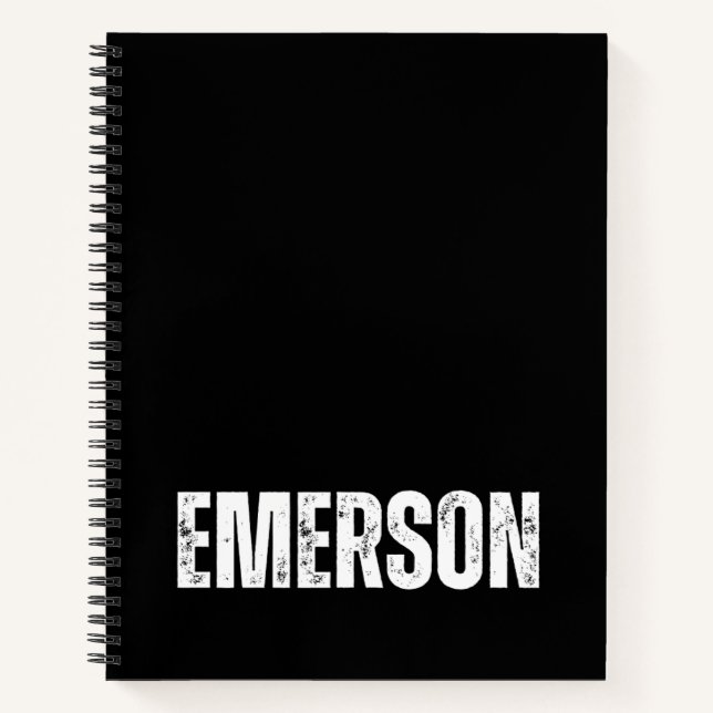 Personalised Notebook with Emerson (Front)