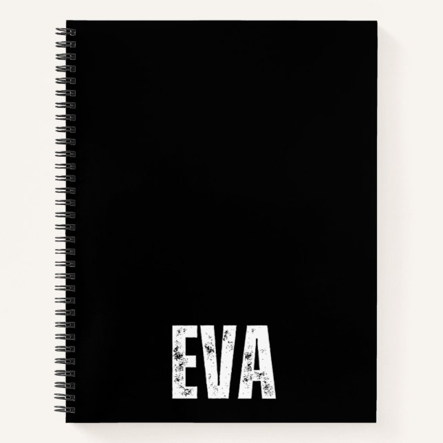 Personalised Notebook with Eva (Front)