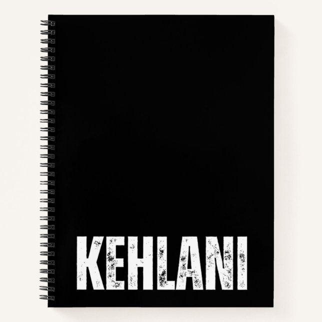 Personalised Notebook with Kehlani (Front)