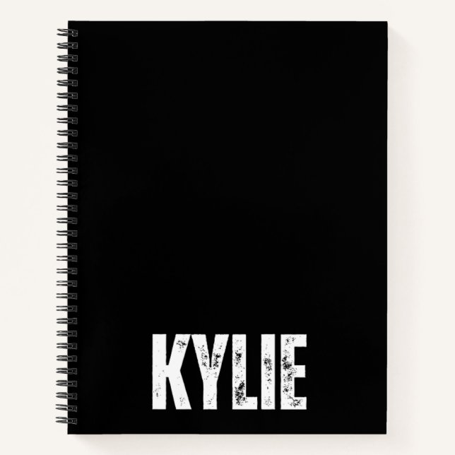 Personalised Notebook with Kylie (Front)