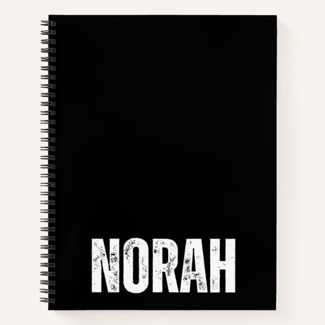 Personalised Notebook with Norah (Front)