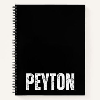 Personalised Notebook with Peyton