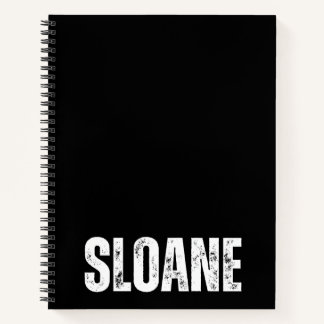 Personalised Notebook with Sloane