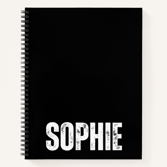 Personalised Notebook with Sophie (Front)