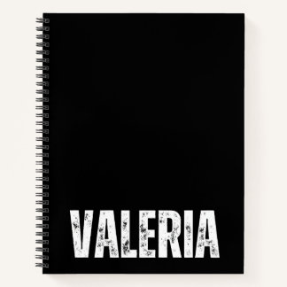 Personalised Notebook with Valeria
