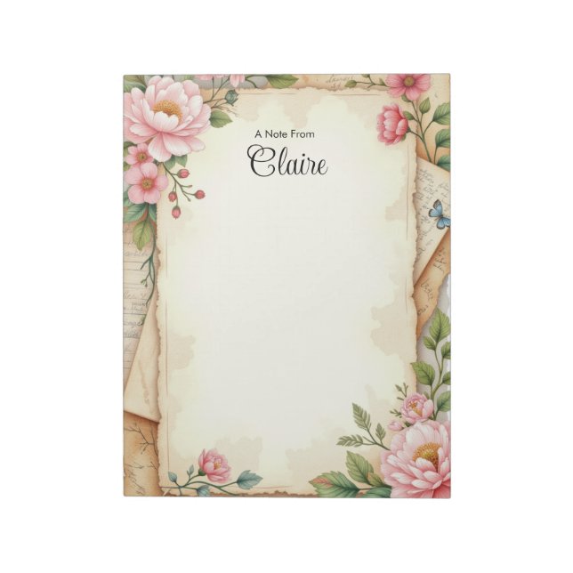 Personalised Notepad (Rotated)