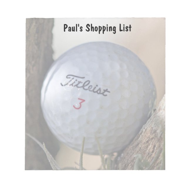 Personalised Notepad (Front)