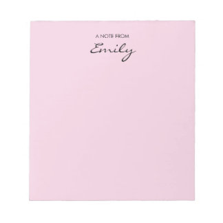 Personalised notepad
