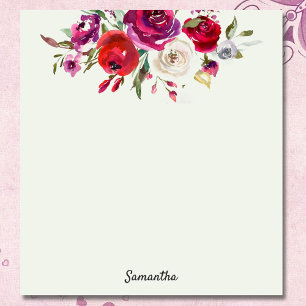 Personalised Notepad YOUR TEXT Gift For Her