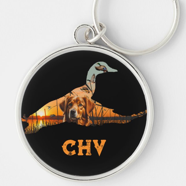 Personalised Nova Scotia Duck Toller Key Chain (Front)