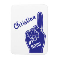 Personalised Number One Boss Foam Finger