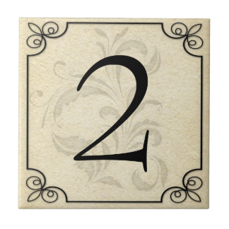 Personalised Number Tiles
