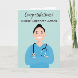 Personalised Nurse Avatar Card