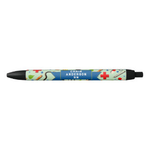 Personalised Nurse Black Ink Pen