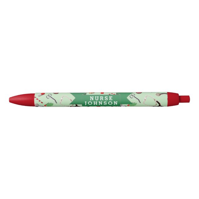 Personalised Nurse Blue Ink Pen (Front)