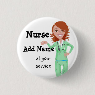 Personalised Nurse Button