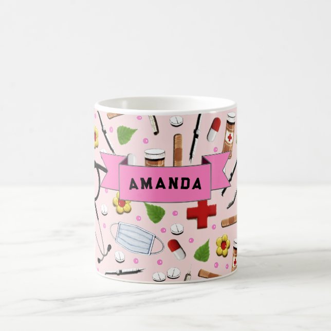 Personalised Nurse Coffee Mug (Center)