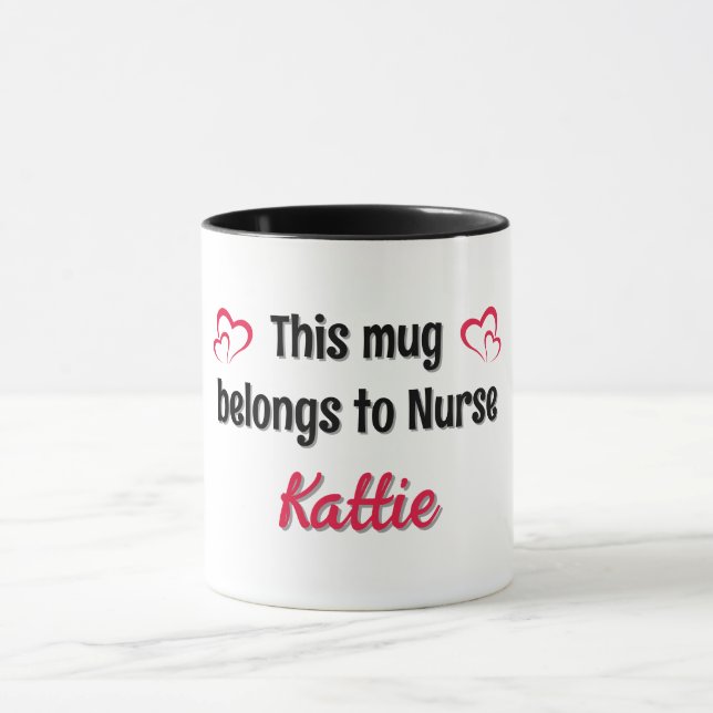 Personalised Nurse Coffee Mug Gift (Center)