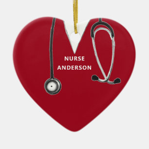 Personalised Nurse Collectable Ceramic Tree Decoration