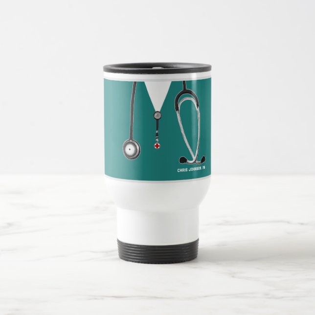 Personalised Nurse Collectable Travel Mug (Center)